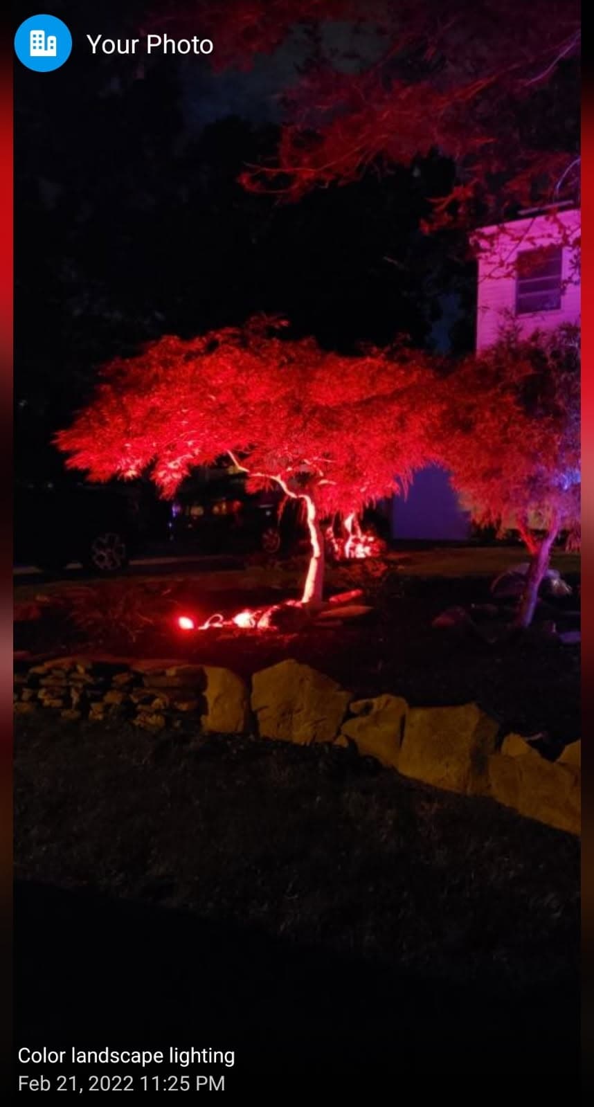 landscape electrical project