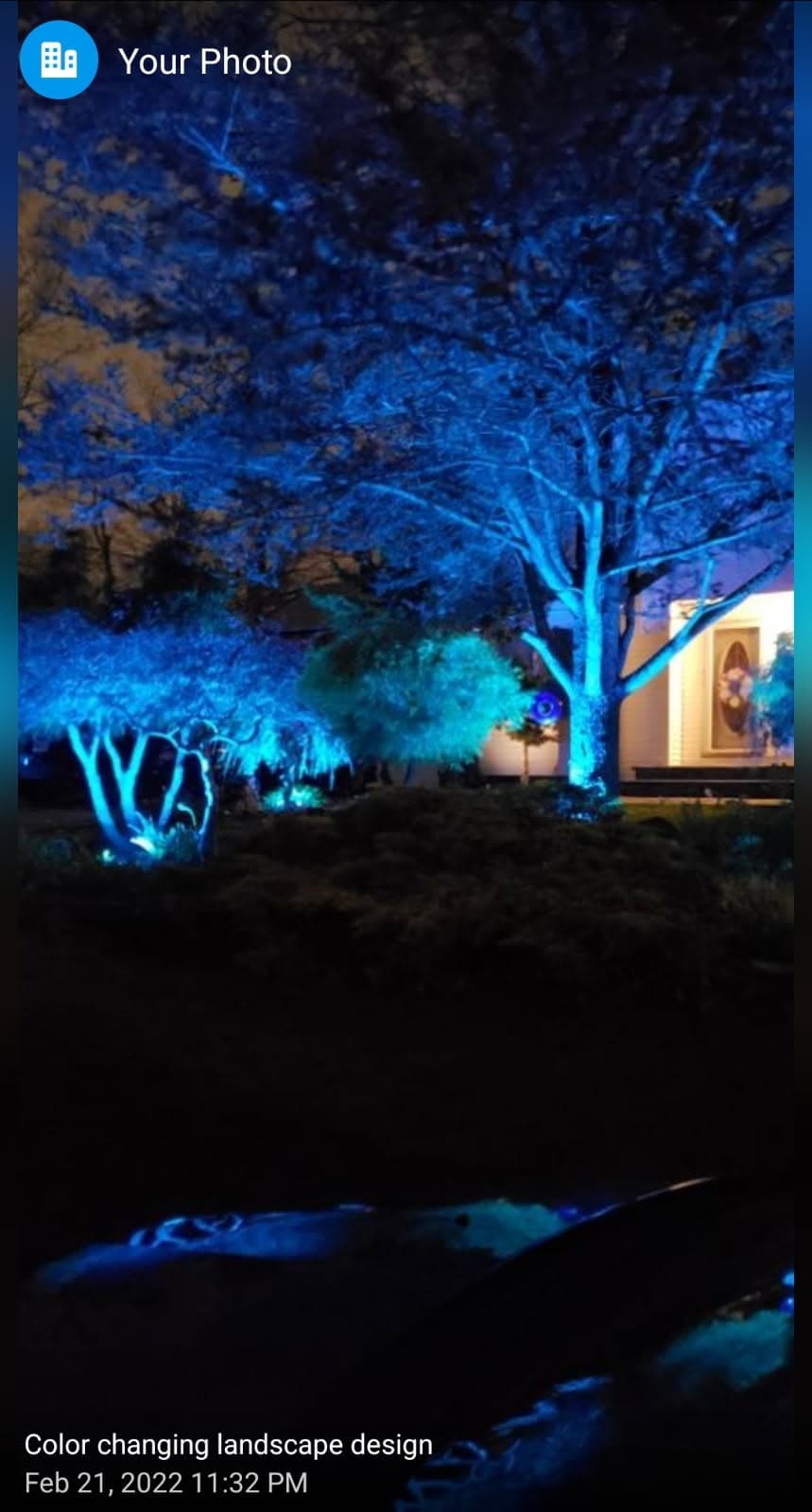 landscape electrical project
