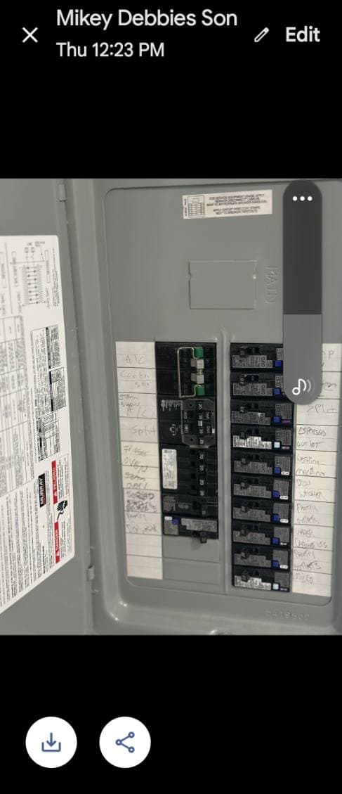 residential electrical project