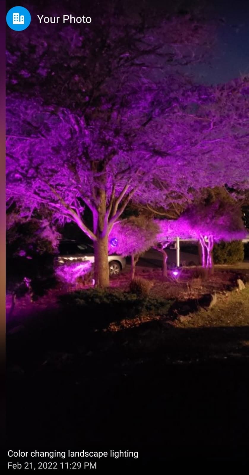 landscape electrical project